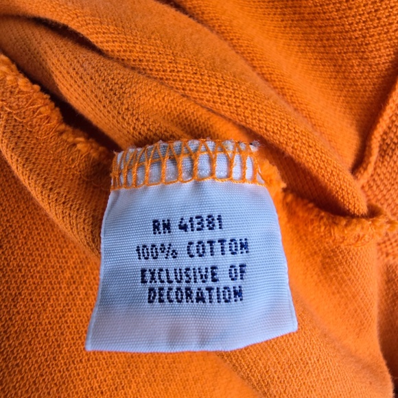 Polo Ralph Lauren Mens XL Orange #3 Summer RLPC Big Pony Rugby Crest Shirt - Picture 7 of 9